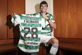 New Celtic signing Paulo Bernardo is pictured after joining on a season-long loan from Benfica.