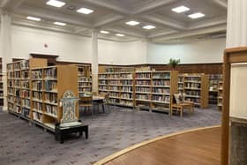 Inside the Glasgow Women's Library located in Glasgow's east end.