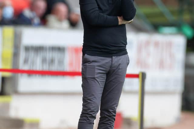 Graham Alexander was mystified that Rangers' goal was allowed to stand (Pic by Ian McFadyen)