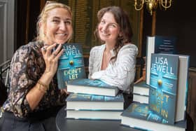 Aspiring author Linsey Sanli with Lisa Jewell