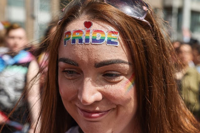 There was another Pride march in Edinburgh on the same day.