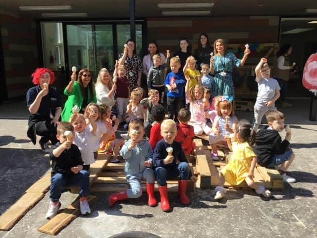 youngsters at nursery