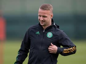 Celtic striker Leigh Griffiths is back in training. Picture: SNS
