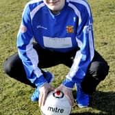 Connor Jamieson is pictured back in 2013 when he joined Lesmahagow on loan from Annan Athletic