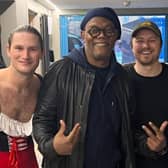SWG3 in Glasgow had special guest visitor for Bongo’s Bingo tonight (Sat April 1st), with Hollywood legend Samuel L Jackson watching the show. Picture: Bongo’s Bingo / Ste Taylor