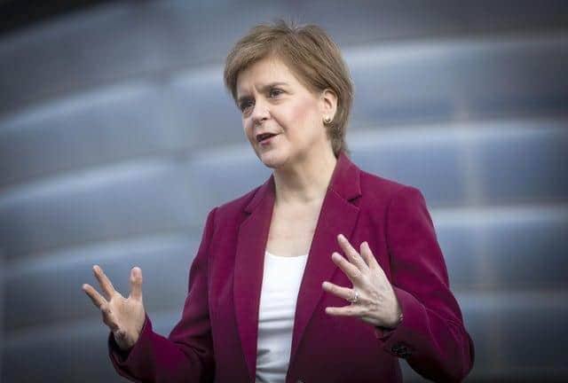 First Minister Nicola Sturgeon