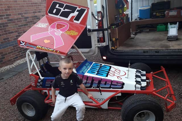 James Russell has been a junior stock car star in recent years