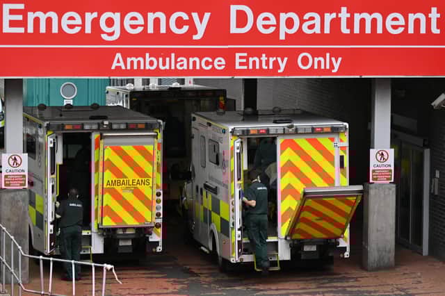 A motorist had to be taken to hospital following a multi-vehicle collision on the A19.
