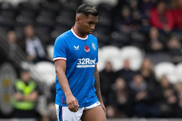 Alfredo Morelos' performance was horrendous as he led the line for Rangers.