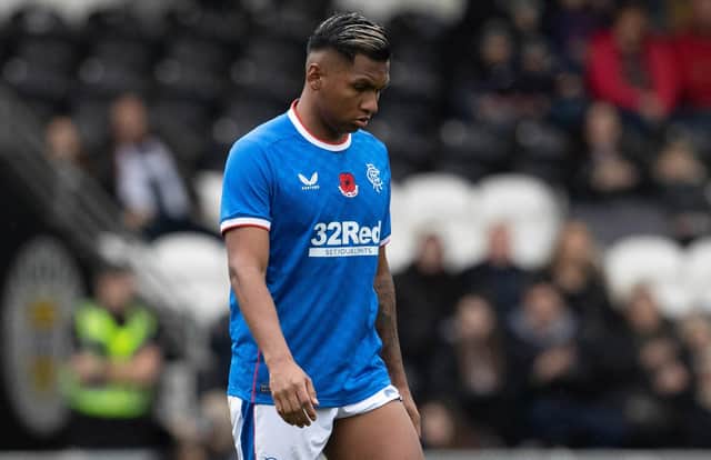 Alfredo Morelos' performance was horrendous as he led the line for Rangers.