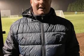 Lanark United gaffer Jamie McKenzie (Pic by George Reid)