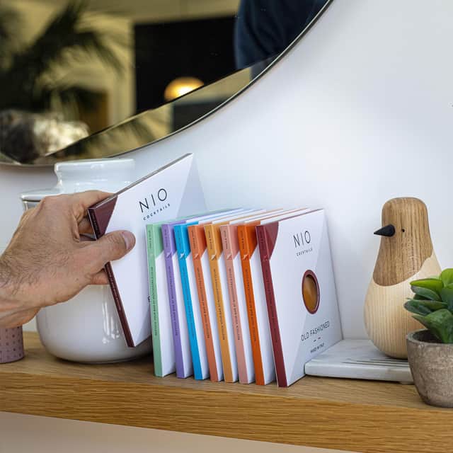 Espresso Martini and Collection Pack Square in eco-friendly packaging from NIO