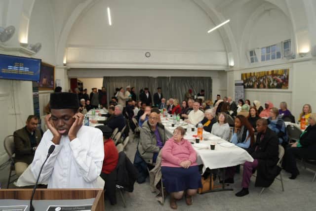 Call to prayers at Iftar Dinner