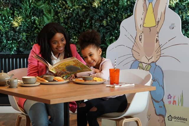 Don't be late, book a date now for breakfast with Peter Rabbit at Sandyholm.