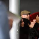 Jason Connery and his wife Fiona during a visit to the Glasgow Media Arts Centre.