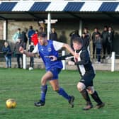 Gareth Kerr marked his Carluke Rovers debut with the winner at Kello on Saturday (Pic by Kevin Ramage)