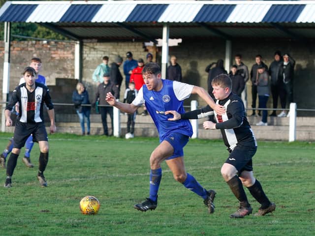 Gareth Kerr marked his Carluke Rovers debut with the winner at Kello on Saturday (Pic by Kevin Ramage)