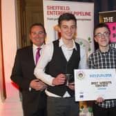 Harvey Morton (second from right) wins again at the 2013 Big Challenge awards