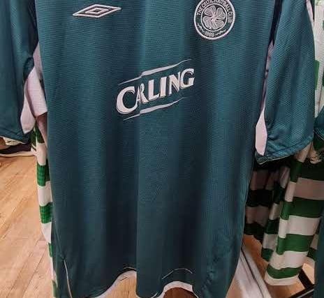 The Celtic away top from the 2004-05 season