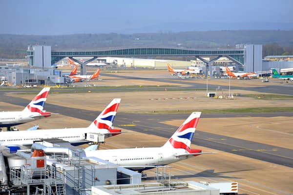 Gatwick Airport. 
Pic S Robards SR2203283