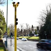 The new Falkirk camera was installed on the A803 Camelon Road near the entrance to Dollar Park last month. Picture: Michael Gillen