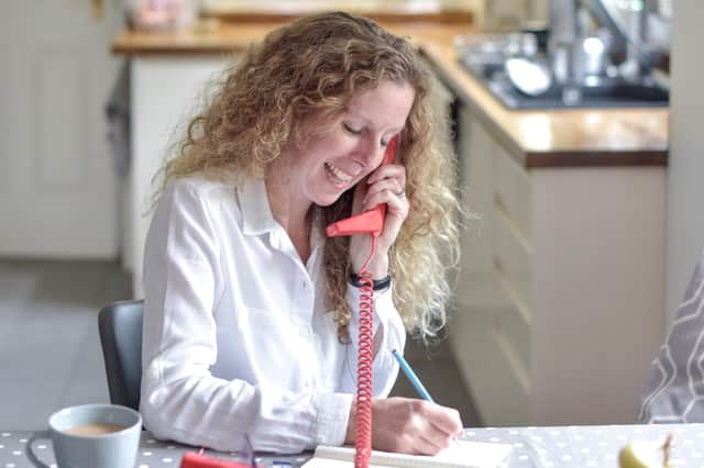 Volunteer Jo Dallas is one of many Phone Friends working across the country.