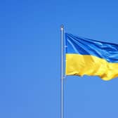 The flag of Ukraine