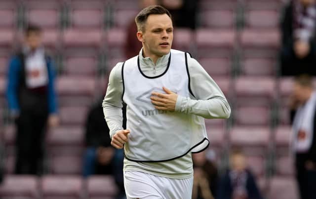 Hearts striker Lawrence Shankland is a doubt for the Scottish Cup match against Celtic. Picture: SNS