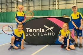 These Underbank Primary pupils excelled in recent tennis tournaments