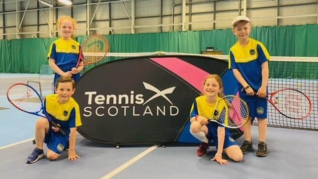 These Underbank Primary pupils excelled in recent tennis tournaments