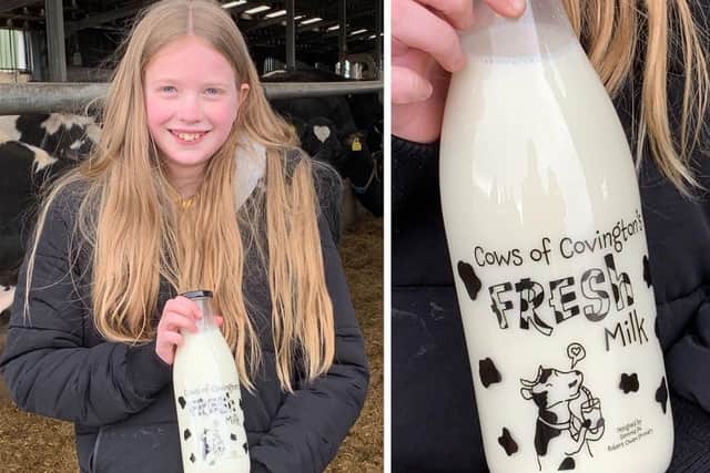 Gemma MacMillan was delighted that her Cows of Covington's label won the contest.