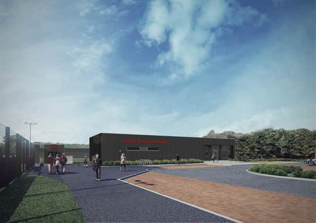 Artist's impression of the new Kirkintilloch Sports Complex