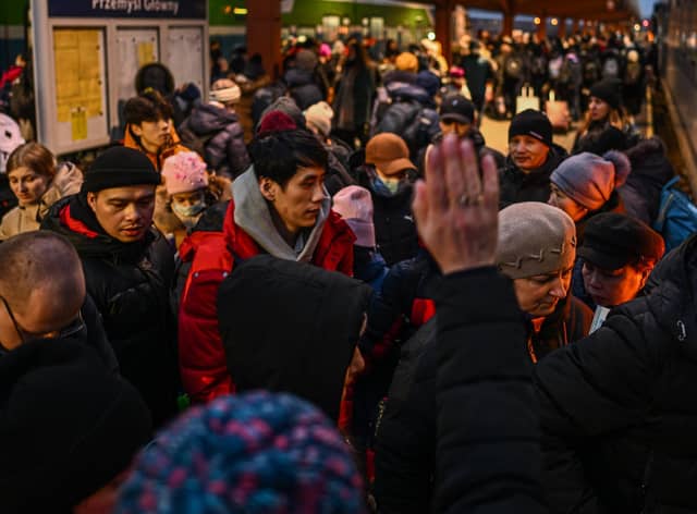 Over one million people have left Ukraine since Russia launched its military invasion (Photo by Omar Marques/Getty Images)