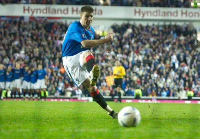 Gregory Vignal scored the winning penalty against Maritimo in 2004. (Picture: SNS/Jeff Holmes)