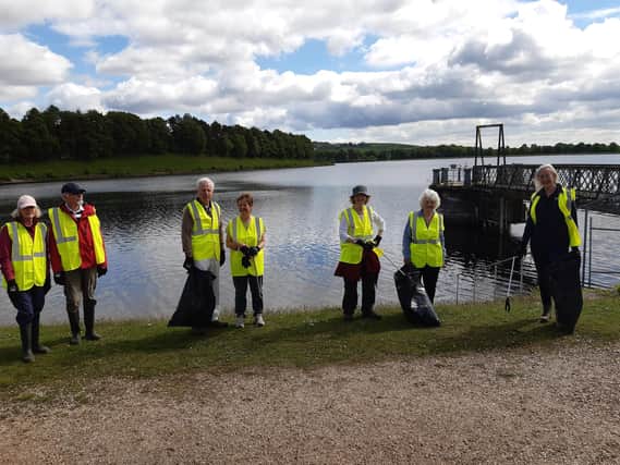 Volunteers got to work to tidy up the land surrounding Mugdock and Craigmaddie Reservoirs