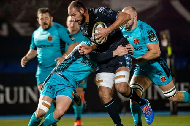 New Scotland squad member Kiran McDonald in action for Glasgow Warriors (pic: Glasgow Warriors)