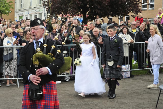 Making her way into the Carluke Gala Day history books, Alea loved every second of the crowning ceremony.