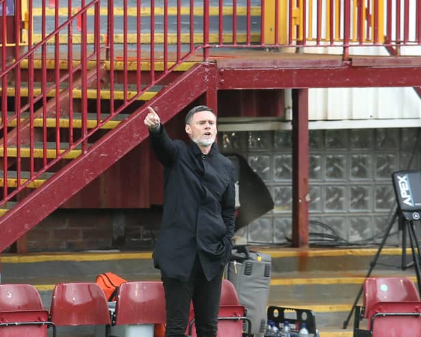 Motherwell manager Graham Alexander faces a busy summer rebuilding job (Pic by Ian McFadyen)