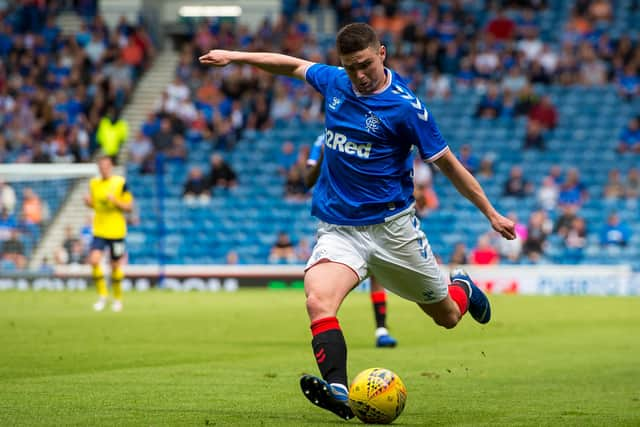 Hastie has featured just twice for Rangers since moving from Motherwell. Picture: SNS