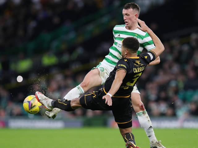 David Turnbull in action for Celtic against Motherwell last season (Pic by Ian McFadyen)