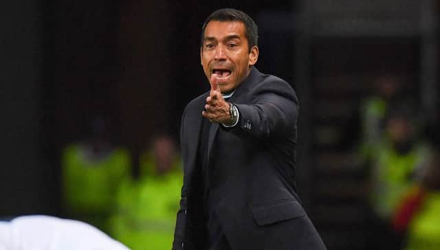 Rangers manager Giovanni Van Bronckhorst . (Photo by Craig Foy / SNS Group)