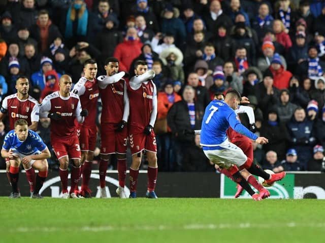 Ianis Hagi inspired a dramatic comeback for Rangers at Ibrox two years ago (Photo by ANDY BUCHANAN/AFP via Getty Images)