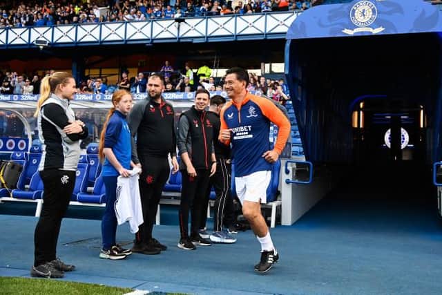 Michael Mols was back at Ibrox last Saturday to play for a Rangers Legends side in the club's 150th anniversary match. (Photo by Rob Casey / SNS Group)