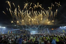 Hampden Park hosted the closing ceremony.