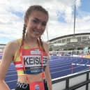 Leah Keisler competed against top athletes at British Championships in Manchester