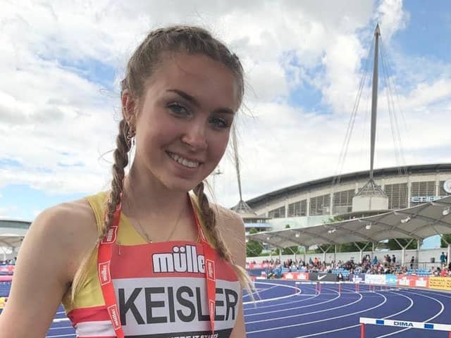 Leah Keisler competed against top athletes at British Championships in Manchester