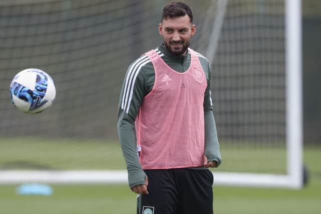 Celtic's latest signing Sead Haksabanovic, pictured at the club's Friday training session, will fit right in with the team's football style maintains his new manager Ange Postecoglou. (Photo by Craig Williamson / SNS Group)