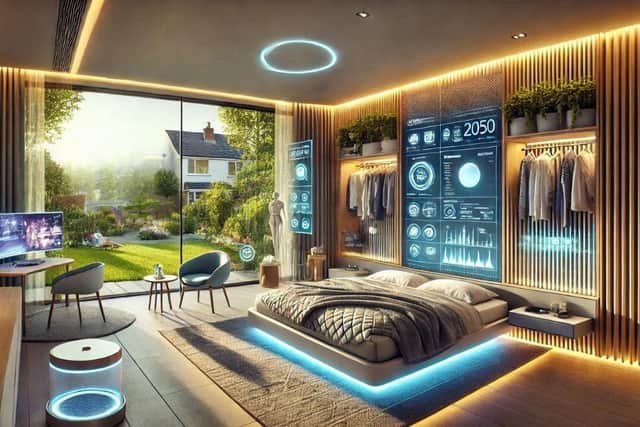 Relax - Transparent solar panels embedded into windows will generate renewable energy (pictured)