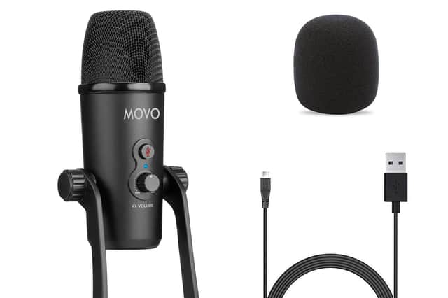 The multifunctional mic is simple to use and desirable for people who want a quick and easy set up. Image: Movo