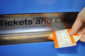 Undated file photo of a person buying a train ticket. English rail fares will rise by up to 8% in 2024 if the Government uses the same formula as this year, new figures show. The Department for Transport (DfT) aligned this year's cap on train fare increases with Britain's average earnings growth for July 2022, which was 5.9%. Figures published by the Office for National Statistics on Tuesday show the same measure for July 2023 was 8%. Issue date: Tuesday September 12, 2023.